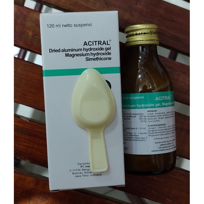 Acitral Sirup / Mengurangi kelebihan Asam Lambung / Nyeri Lambung / Mual / Maag