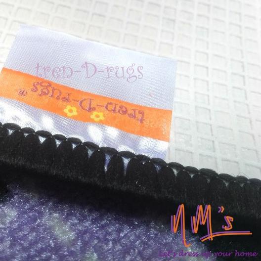 ☜ Tren-D-rugs Karpet keset kaki dapur set panjang anti slip lorong NMs 6 - BungaUnguPink ♜