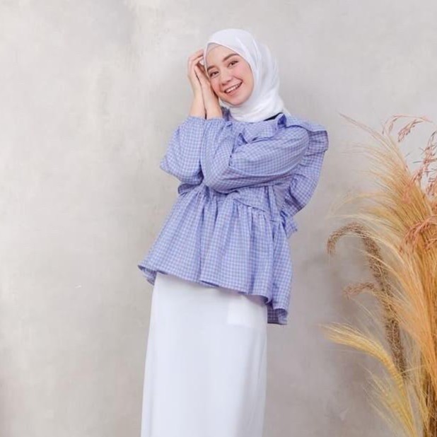 SAVAHHIJAB - AIRA TOP / PAKAIAN WANITA / TARTAN TOP