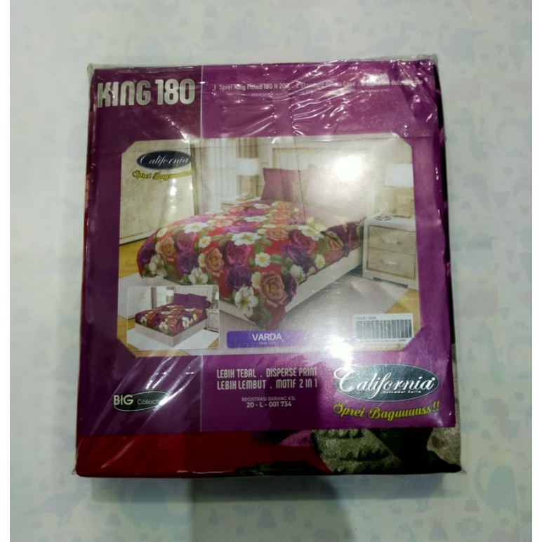 sprei California 180x200