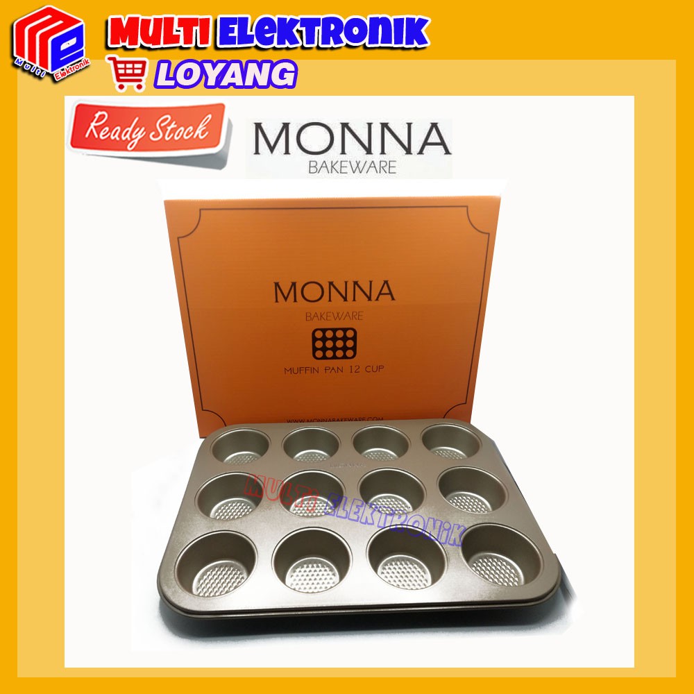 Loyang Muffin Pan Monna Bakeware - Loyang, Cetakan Kue