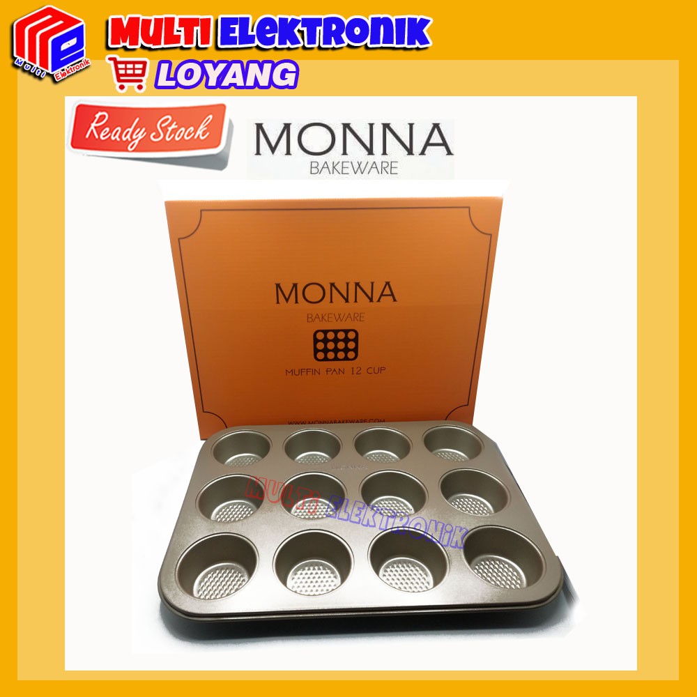 Loyang Muffin Pan Monna Bakeware - Loyang, Cetakan Kue