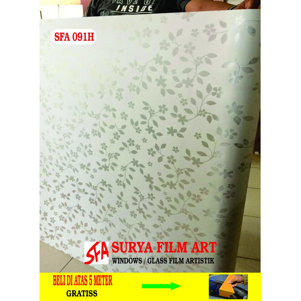 STIKER KACA/STIKER/STIKER MOTIF DAUN