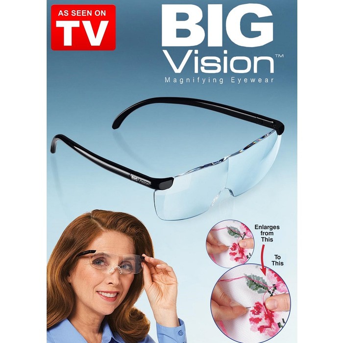 Big Vision Magnifying Eyewear Glasses - As Seen On TV