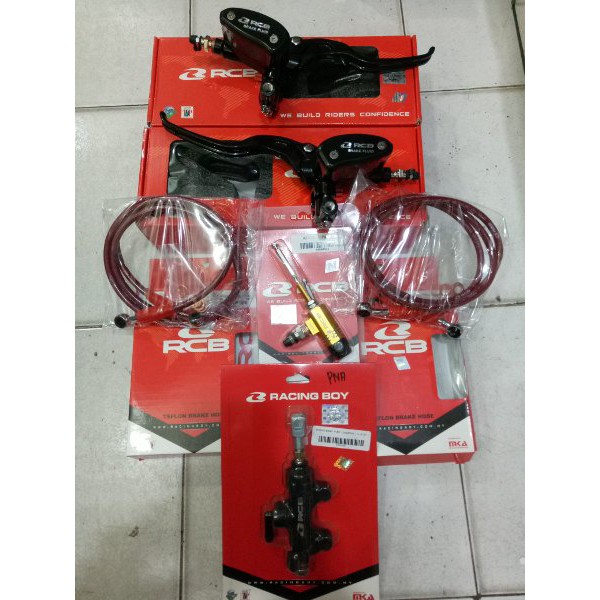 MANTAPPP!!!! HIDROLIK KOPLING SET RCB MASTER REM KANAN KIRI SELANG REM SET MASTER REM BELAKANG RCB