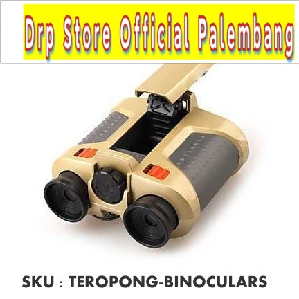 Teropong Malam Night Scope Binoculars with Pop-Up Light 4 x 30mm