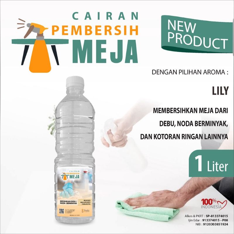 Pembersih Kaca aneka aroma wangi segar kemasa botol 1 liter PET