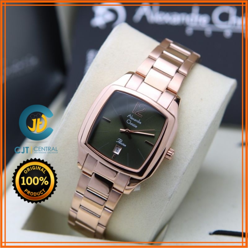 JAM AC WANITA ORIGINAL ALEXANDRE CHRISTIE WANITA TERBARU | ALEXANDRE CHRISTIE 2454 | JAM AC 2454