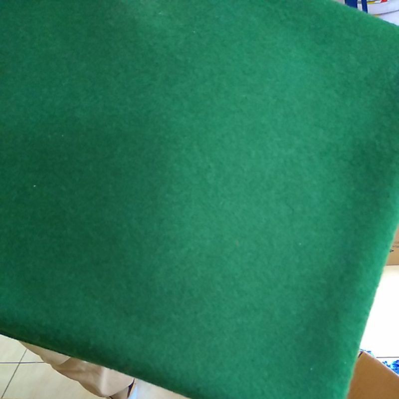 Kain Flanel / kain felt 1 meter GREEN series, kain sumbu hidroponik warna warni