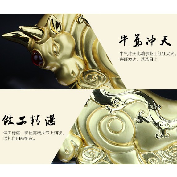 Lucky OX DRAGON Pajangan Tempat Parfum Dashboard Mobil