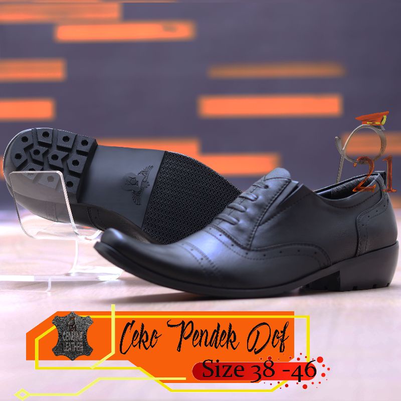 SEPATU PDH CEKO PENDEK P21