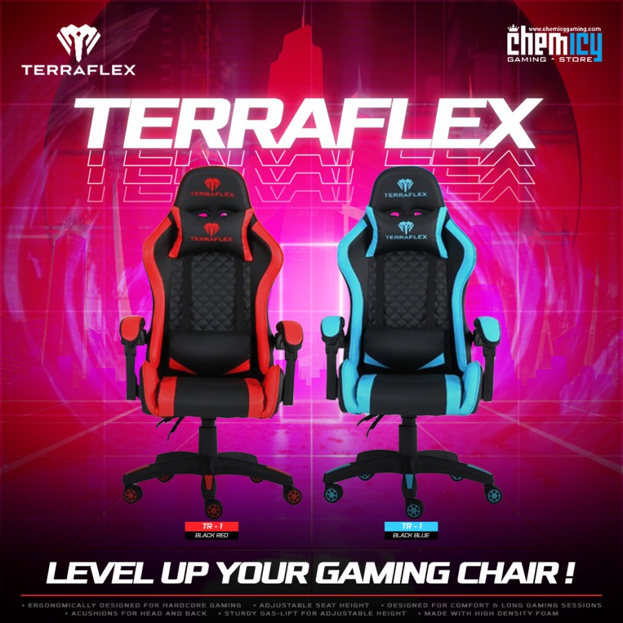 Terraflex TR1 / TR-1 Gaming Chair / Kursi Gaming