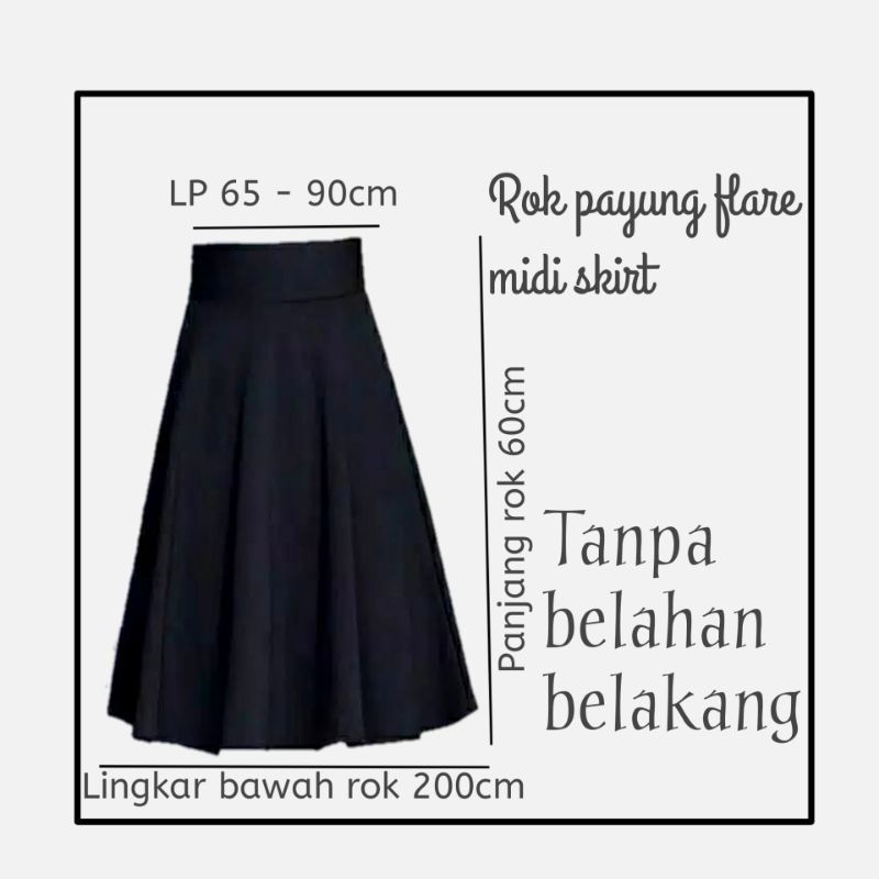 ROK LEBAR / ROK PENDEK MAYUNG SCUBA / ROK MIDI FLARE SKIRT / ROK MINI