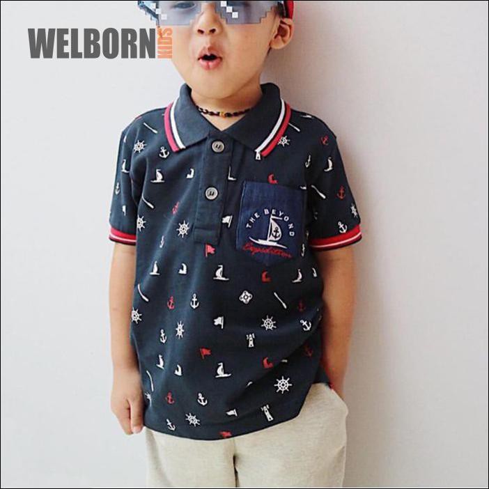 WELBORN KIDS POLO SHIRT SAILOR NAVY - 8