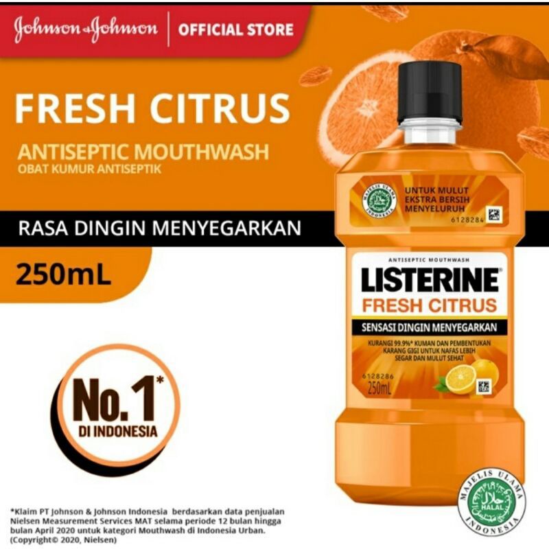 LISTERINE 250ML