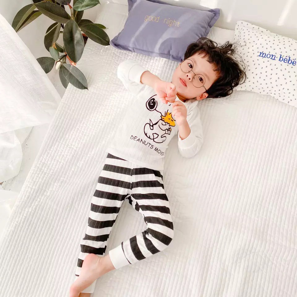 Setelan Baju Tidur Baju Santai Baju Main Anak Lengan Panjang Dan Celana Tidur IMPOR Korean style PIYAMA07