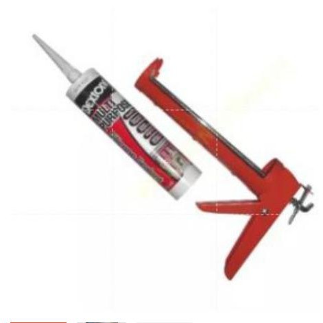 

Dextone Lem Silicone Sealant / Lem Kaca Akuarium Aluminium 300 ML Putih Plus Sodokan Lem Km dilah094