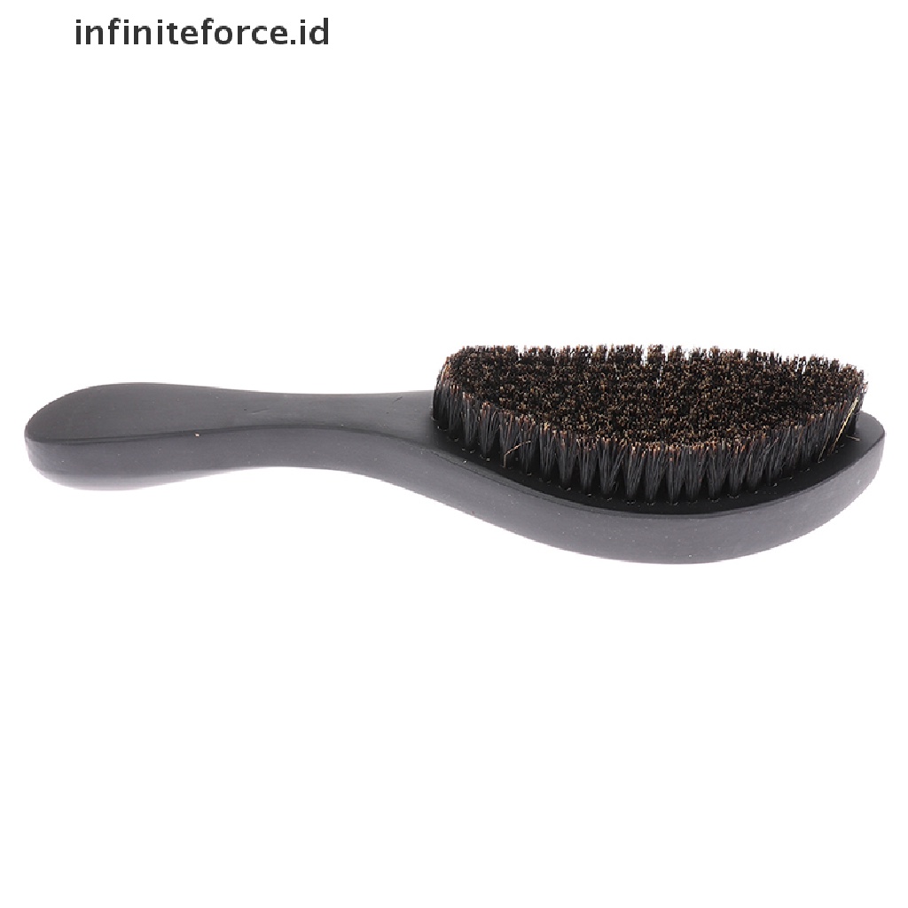 (Infiniteforce.Id) Sisir Rambut Bulu Babi Hutan Gagang Kayu