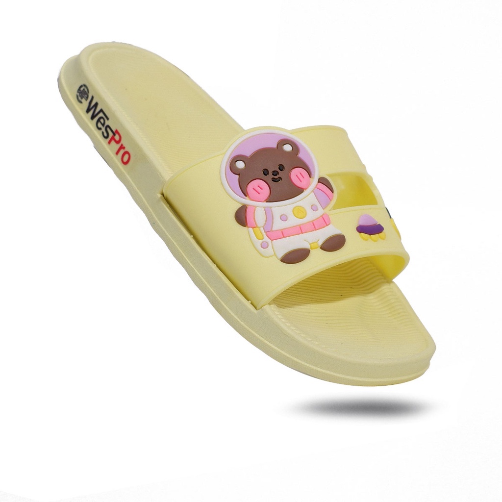 Wespro Funny V202 Sandal Anak Perempuan Selop Karet Original Sendal Slop Anak-anak Cewek Slip ON