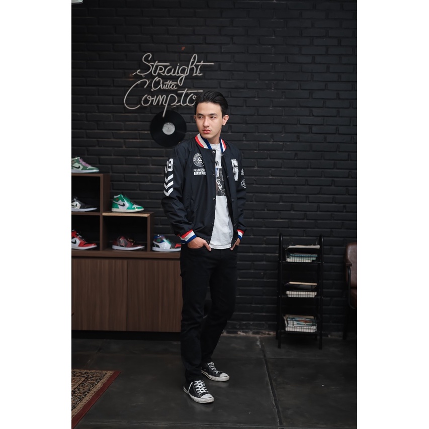 Jacket Baseball Varsity - Bomber Cowok - Jaket Parasut Taslan Quality Premium