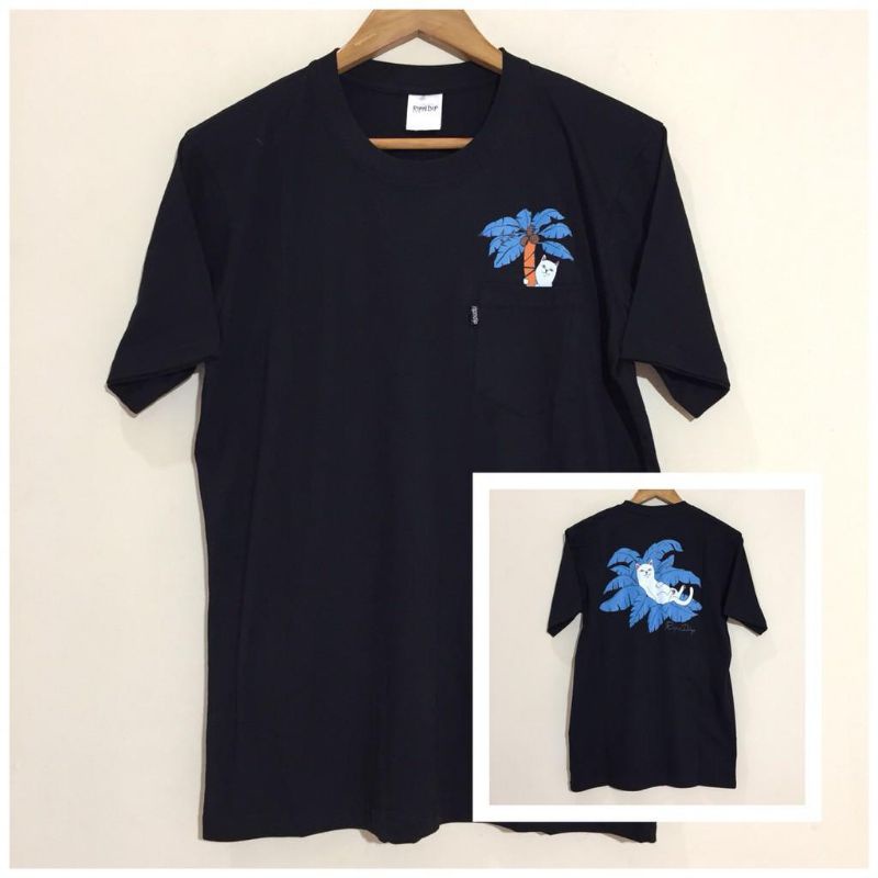 BAJU KAOS DISTRO PATAGONIA RIPNDIP POHON KELAPA HITAM BAJU KAOS DISTRO PREMIUM KAOS ORIGINAL