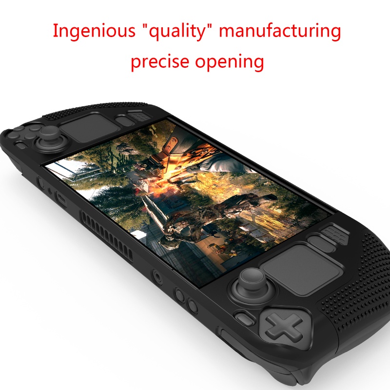 Btsg Soft Protector Silicone Travel Carry Untuk Case Skin Cover Pouch Sleeve Untuk Steam Deck Host Konsol Game Untuk Shell