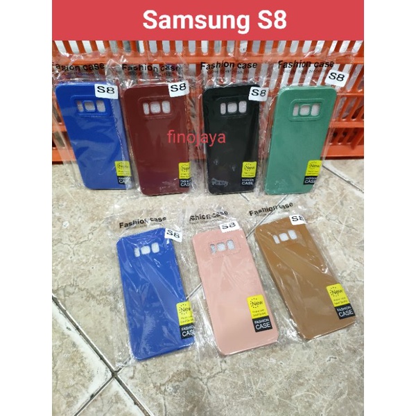 Softcase Samsung S8 Silikon Casing Selicon Case Macaron Pelindung Pro Camera