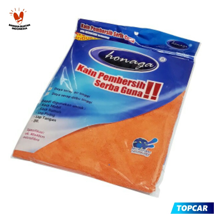 Microfiber Honaga 40 x 40 cm  Bahan Tebal Body Mobil Motor Cat Lemut