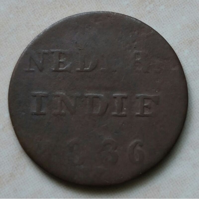 Koin Kuno 1 Cent Nederl Indie 1836