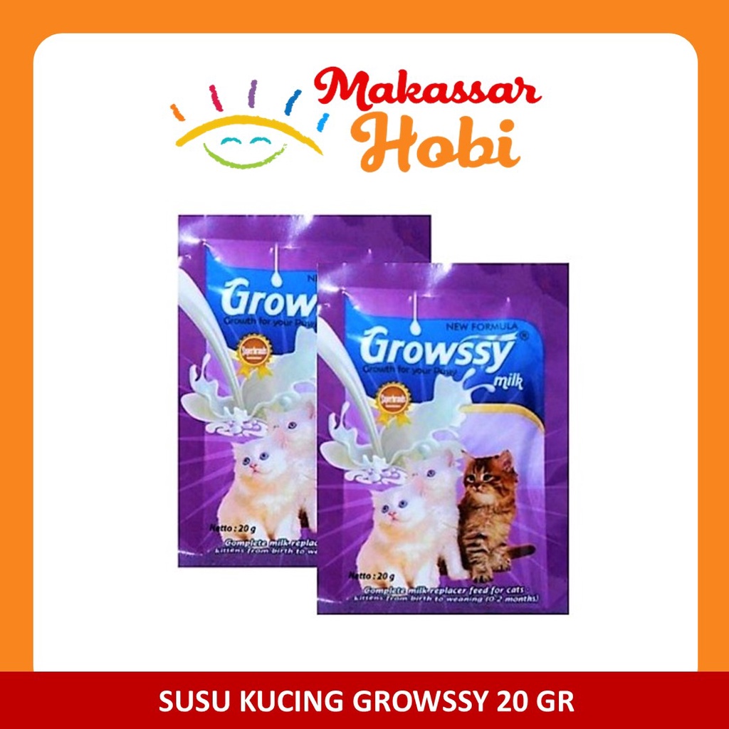 Susu Kucing GROWSSY Growsy Cat Milk 20 gram 20gr 20gram