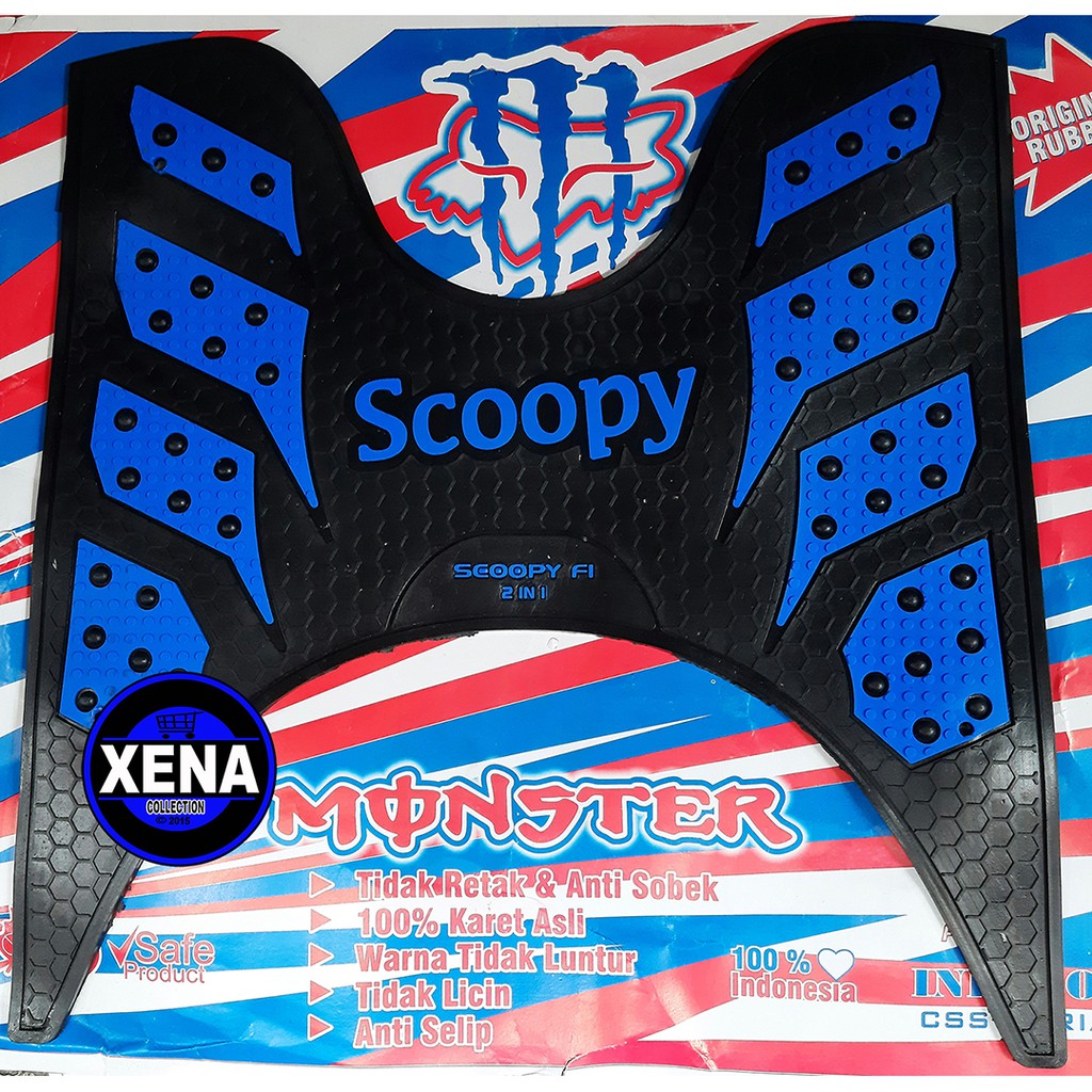 Karpet pijakan kaki honda scoopy karbu/ lama / Double tape 3m