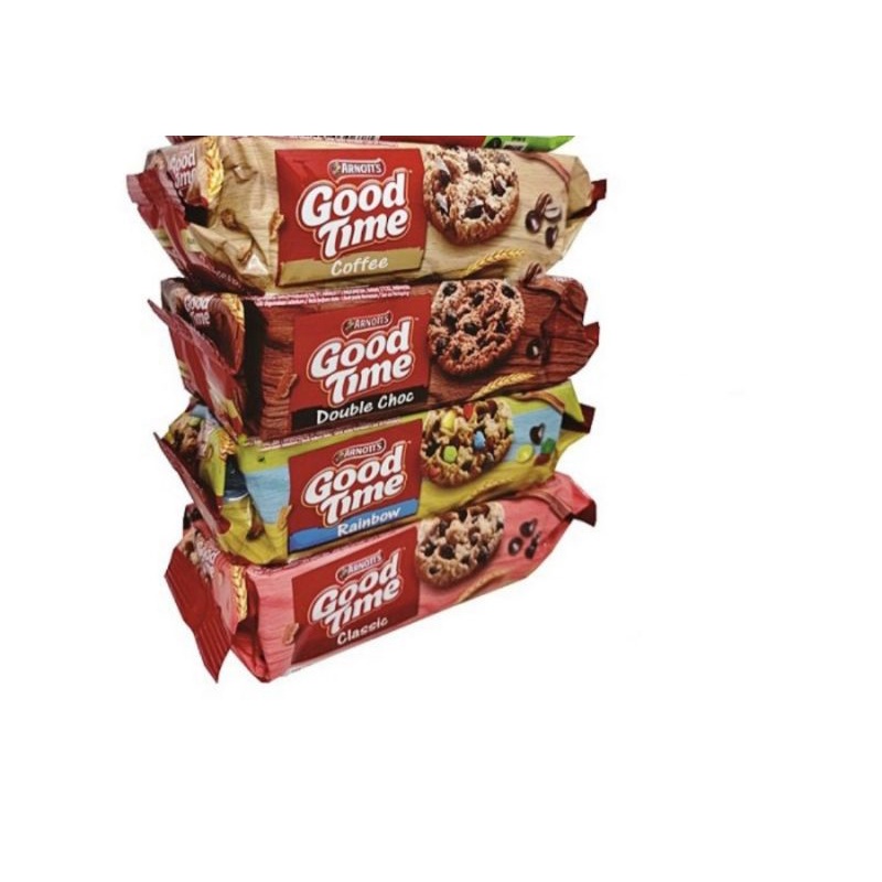 Jual Good Time Cookies Choco Chips All Variant Gr Goodtime Arnotts Shopee Indonesia