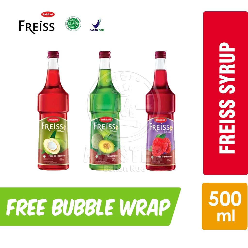 

Freiss Syrup / Sirup Buah Segar Halal [Botol Kaca 500 ml]