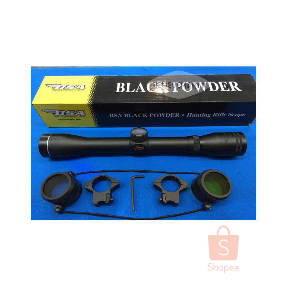 TEROPONG TPO2G699 TELESCOPE TELE BSA 4X32 BLACK POWDER SENAPAN AIRSOFT TELESKOP