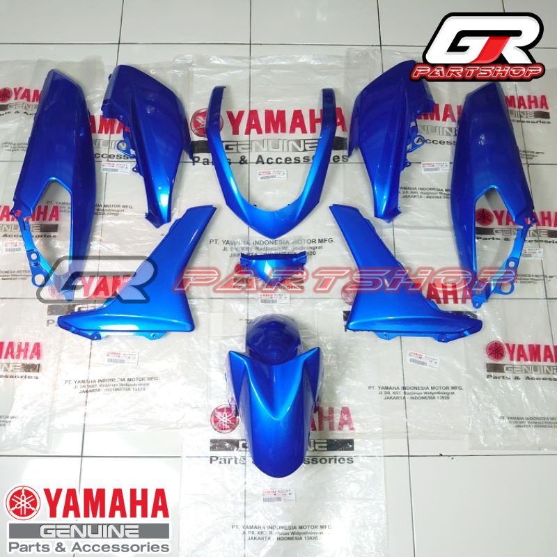 body halus fullset nmax old biru glossy 2dp-p6 original yamaha paket bodi fulset full ful set nmax old lama ori ygp glosy metalik