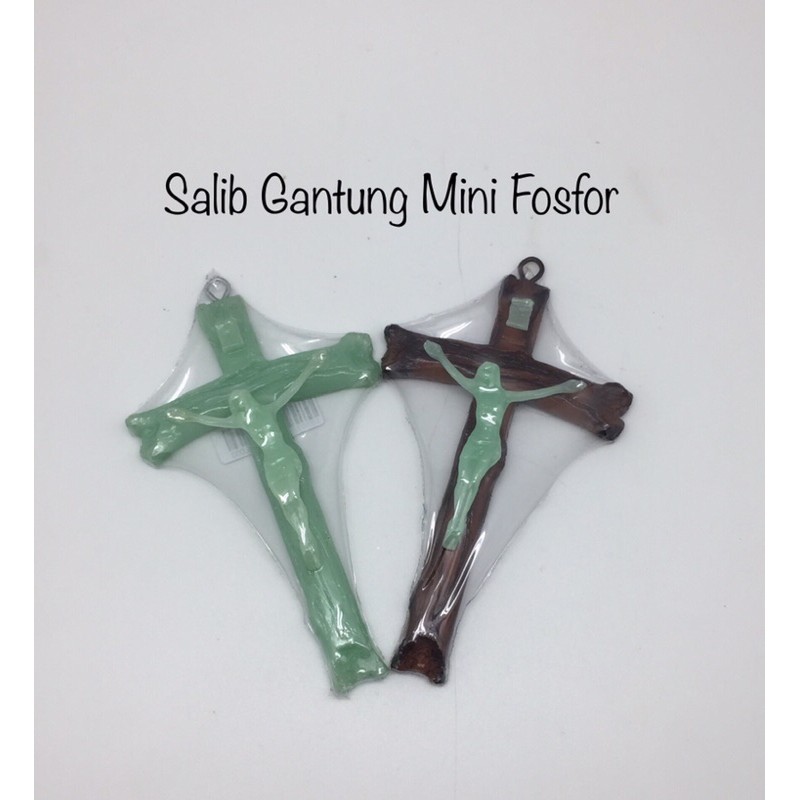 Salib Gantung Mini Fosfor