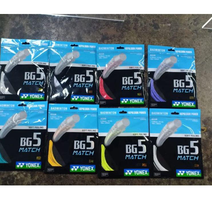 Tidak Diragukan.. Senar Badminton Yonex Match 5 Senar Yonex BG 5 Senar Yonex BG 5 Match Yonex BG5