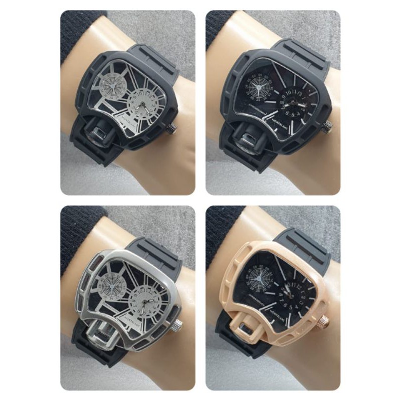 jam tangan terbaru MB rubber 5cm IDR 130.000