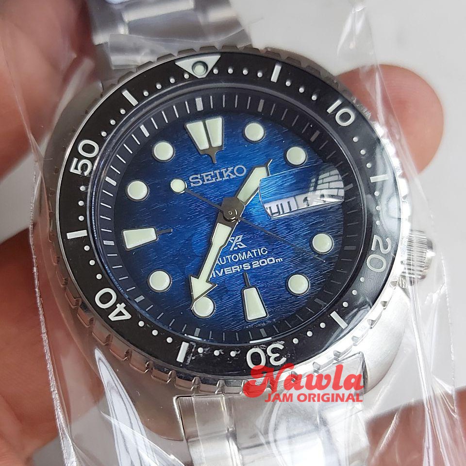 Seiko Prospex SRPE39K1 King Turtle Divers Manta Ray - Jam Tangan Pria SRPE39 Save the Ocean