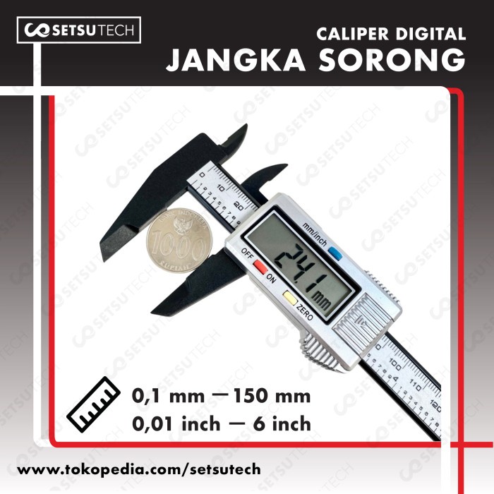 

Jangka Sorong Digital Sketmat Sigmat Vernier Caliper