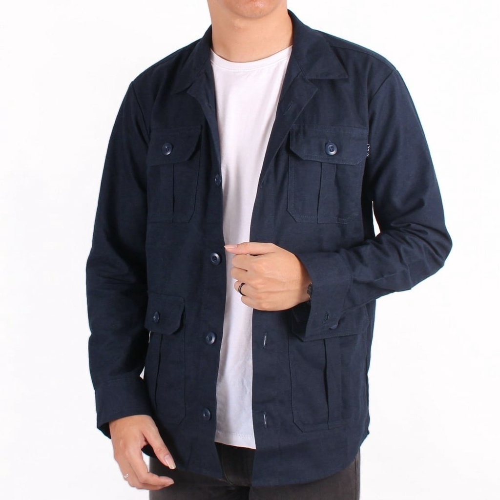 ADAM JAKET NEVY|| JAKET SEMI PARKA || JAKET PRIA DAN WANITA MASA KINI