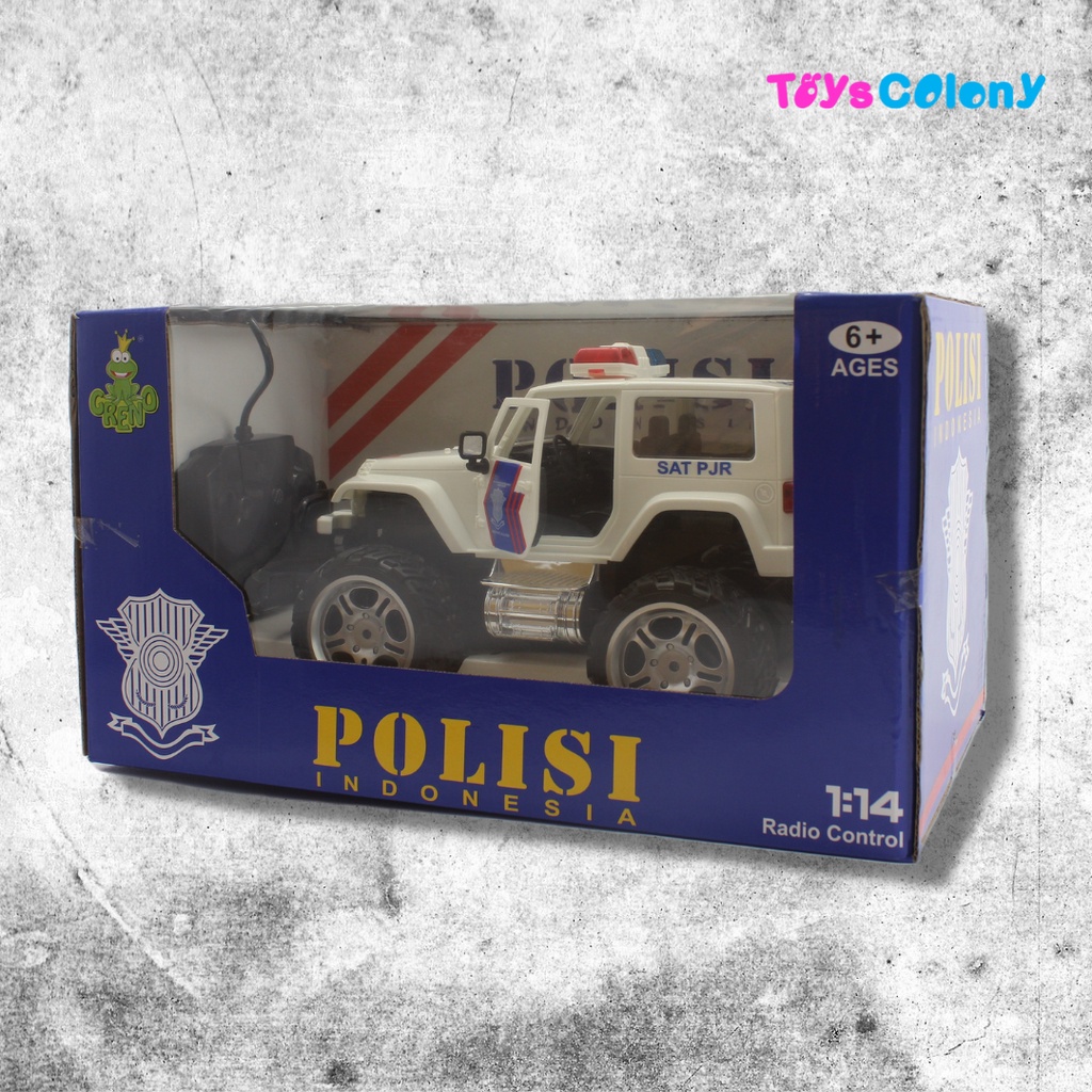 MAINAN ANAK MOBIL REMOTE CONTROL MOBIL POLISI JEEP 998-12