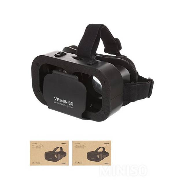 New MINISO 3D VR Glass Head Wearing