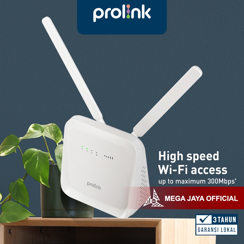 Prolink Modem WiFi 4G LTE N300 Wireless Router / PRN3006L / CAT4 150Mbps / UNLOCK ALL OPERATOR
