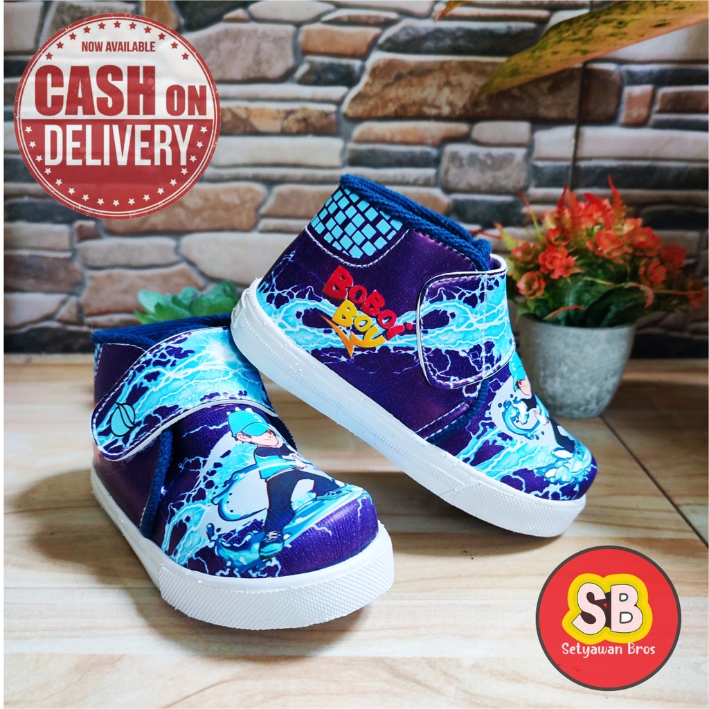 Sepatu BOBOIBOY Anak Sneaker / Sepatu Anak Laki Laki Karakter Keren