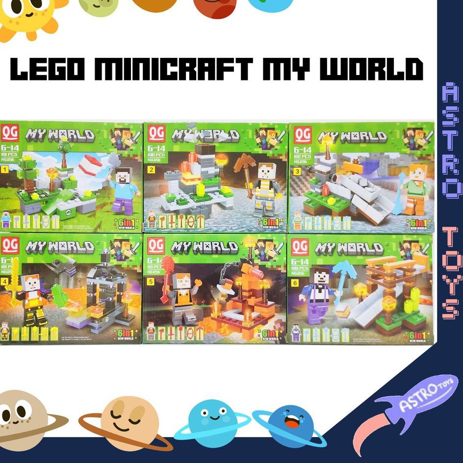 Grosir FYIEW Lego Minicraft Mine Craft My World 6in1 4in1 8in1 Medium - Satuan dan Full Set 73 Murah