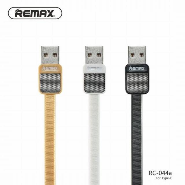 Kabel Remax TYPE C, RC-044a Metal Data Cable Platinum Fast Charging