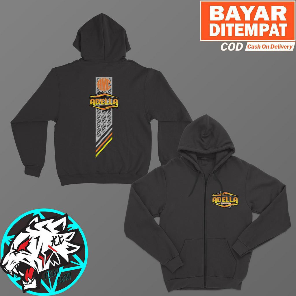 JAKET ZIPPER ADELLA CUMI CUMI AUDIO BIG SIZE JUMBO JAKET AMC COWOK CEWEK