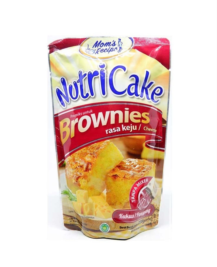 Nutricake brownies kukus panggang KEJU 230 gr nutri cake cheese