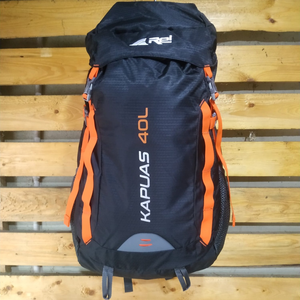 TAS GUNUNG CARRIER ORIGINAL REI AREI KAPUAS 40L + RAINCOVER